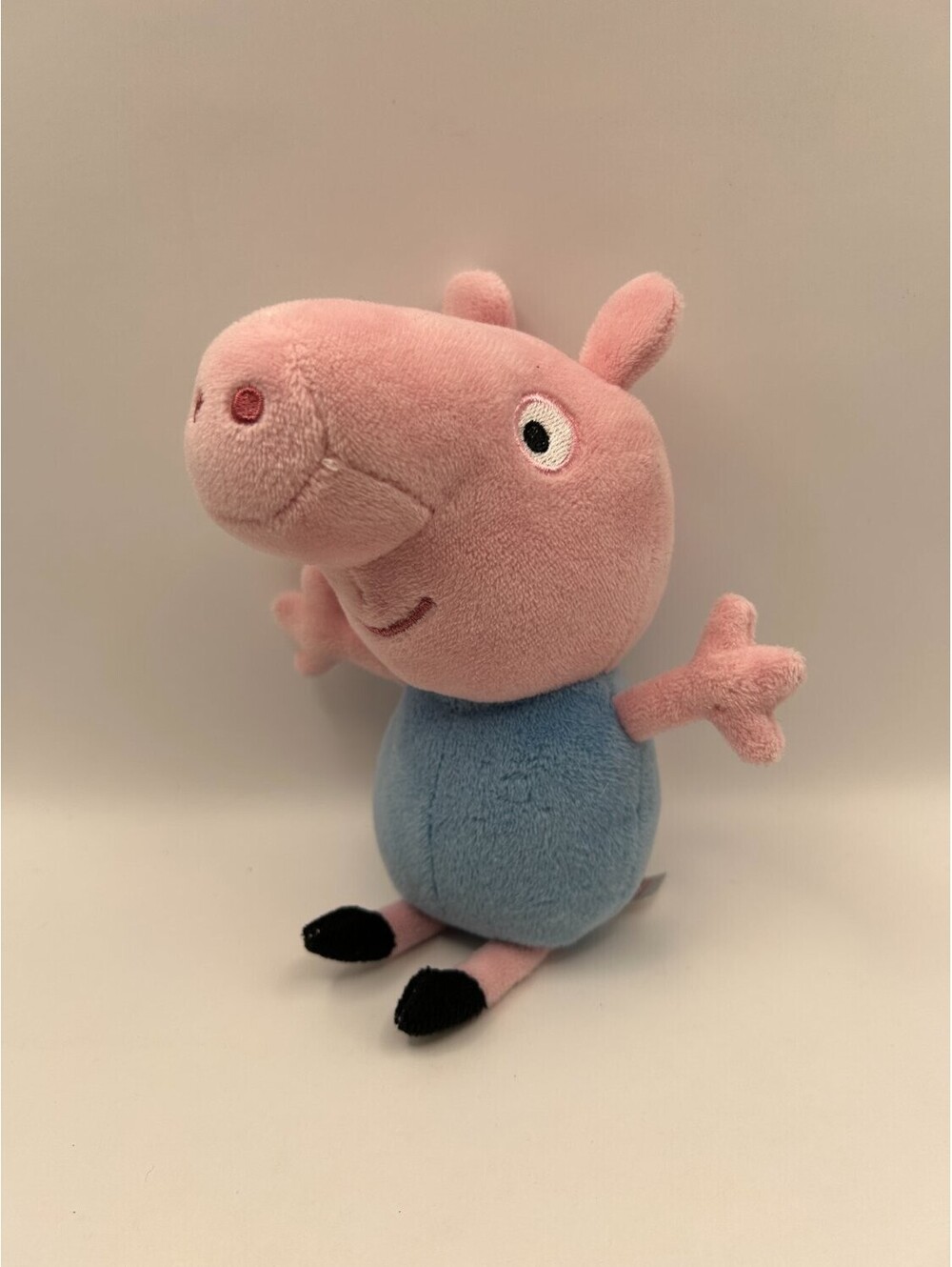 Ty Beanie Babies Peppa Pig George Plush Toy 2016 Pink Blue Stuffed Animal S